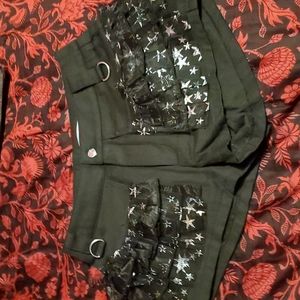 Dolls Kill x Hatsune Miku Star Bright Ruffle Shorts